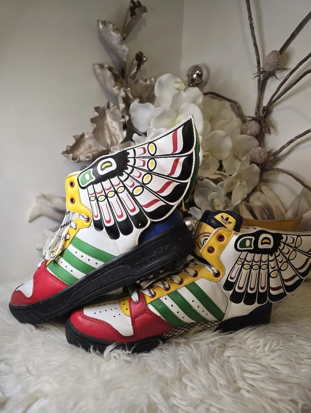 Jeremy Scott x adidas Eagle Wing Totem mens shoes size9.5